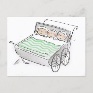 Triplets Postcard