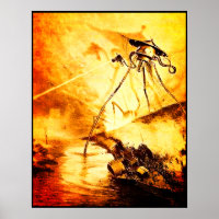 Tripod Guerre des Mondes - Poster de l'Invasion Ma