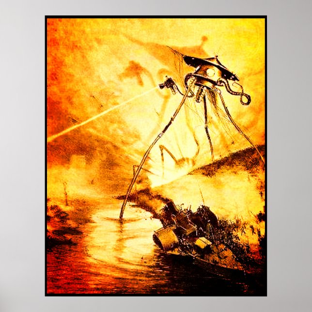 Tripod Guerre des Mondes - Poster de l'Invasion Ma (Devant)