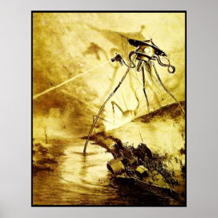 Tripod Guerre des Mondes - Poster de l'Invasion Ma
