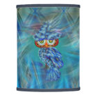 Lampe de mode Chouette Magique Bleue Plumage