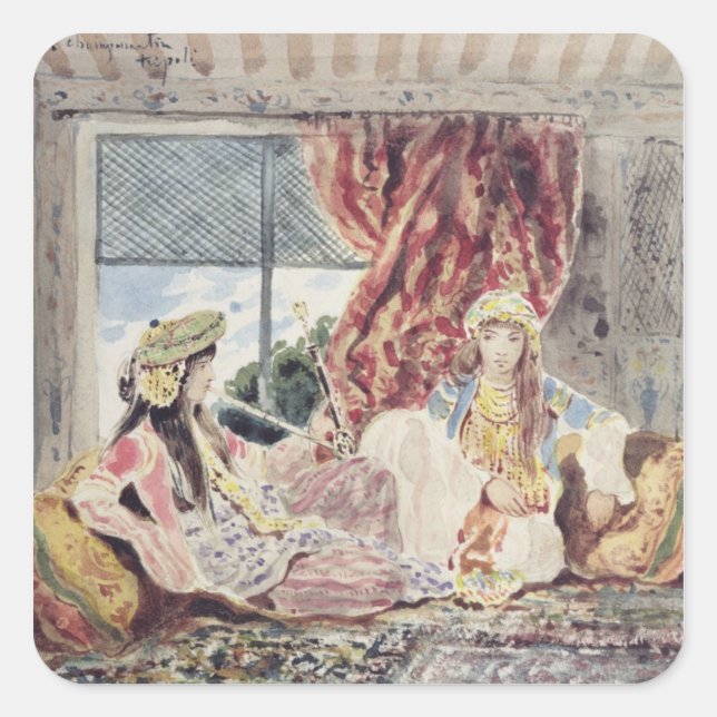 Tripoli, a Harem Square Sticker (Front)