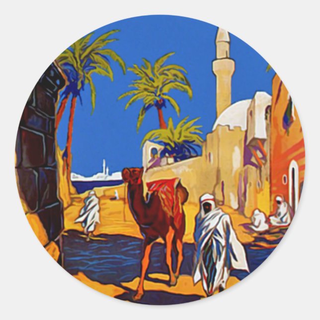 Tripoli - Libia (Libya) Classic Round Sticker (Front)