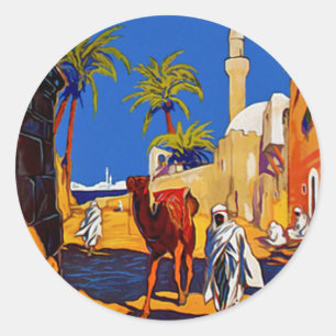 Tripoli - Libia (Libya) Classic Round Sticker
