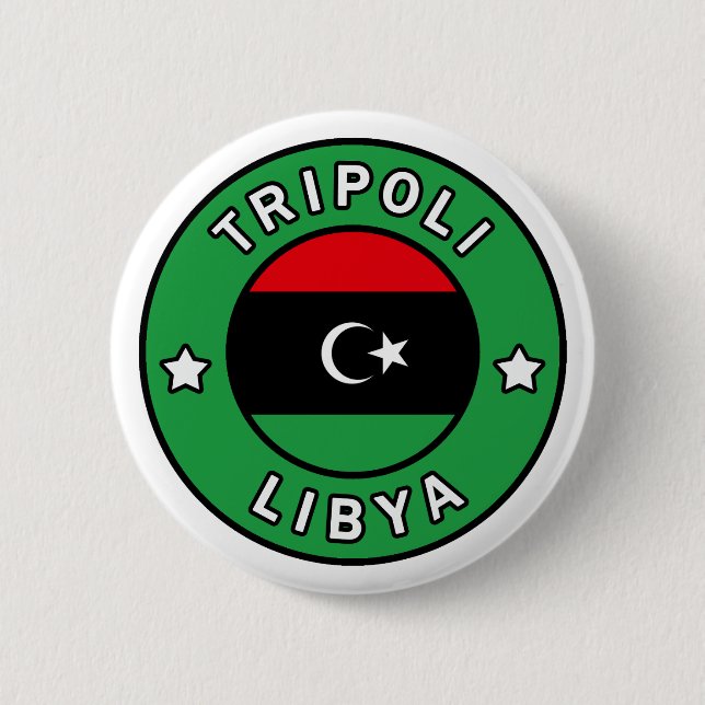 Tripoli Libya 2 Inch Round Button (Front)