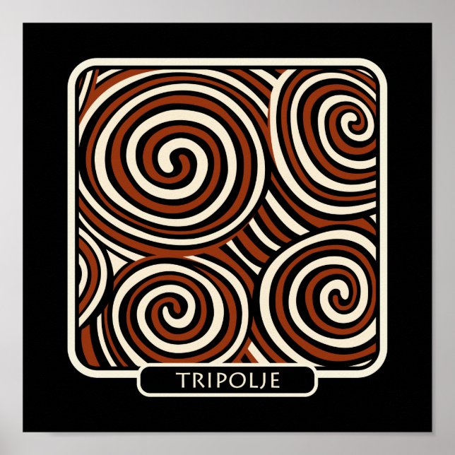 tripolje pottery shard poster (Front)