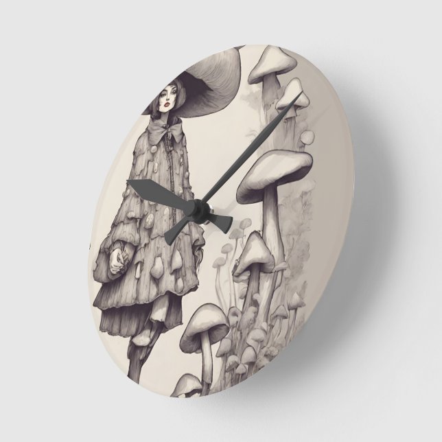 Tripp Round Clock (Angle)