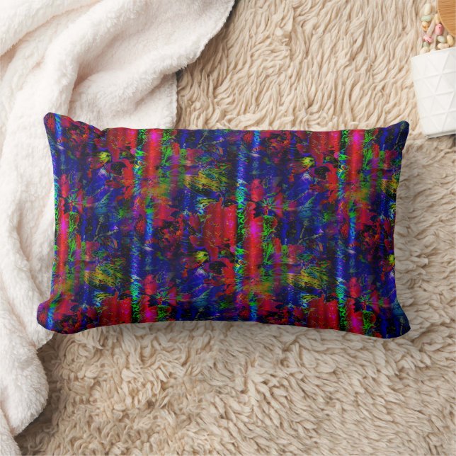 Trippin' Garden...... Lumbar Pillow (Blanket)