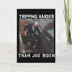 Tripping Harder Than Joe Biden Xmas Holiday Card