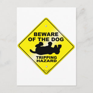 Tripping Hazard Postcard