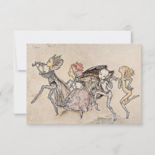 “Tripping on Their Toes” by Arthur Rackham Thank You Card