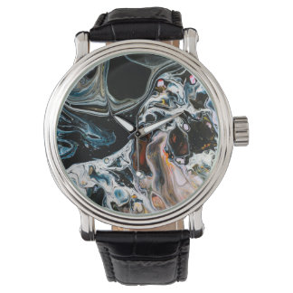 Trippy Abstract Surreal Swirls Art Watch