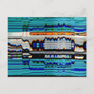 Trippy Art Postcard