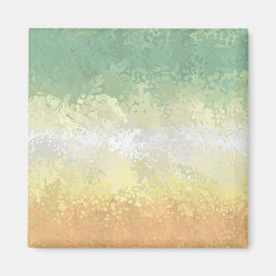 Trippy Boho Groovy Abstract Genderflor Pride Flag Magnet