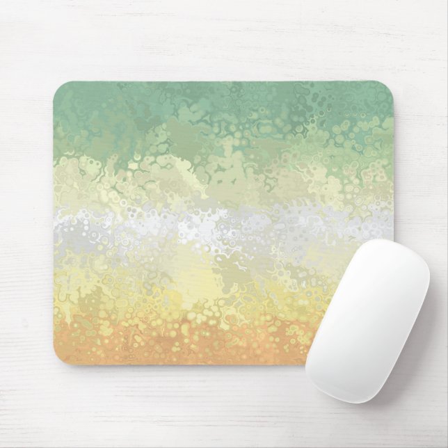 Trippy Boho Groovy Abstract Genderflor Pride Flag Mouse Pad (With Mouse)