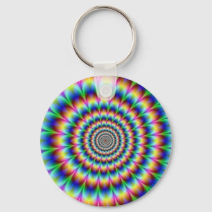 trippy chain keychain