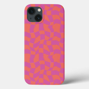 Trippy Chequerboard iPhone case