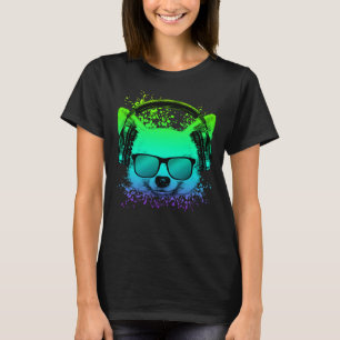 Trippy Chihuahuas Dog Dj For Ravers Edm Techno Hou T-Shirt