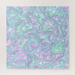 Trippy Colourful 3D Swirls Jigsaw Puzzle