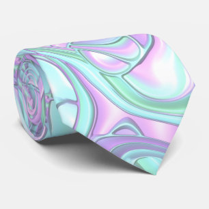 Trippy Colourful 3D Swirls   Tie