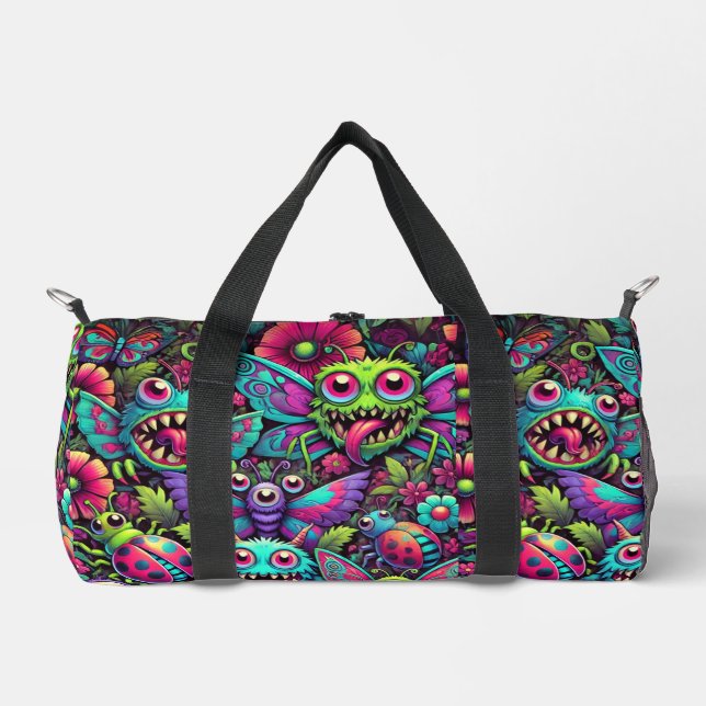Trippy Creature  Duffle Bag (Front)