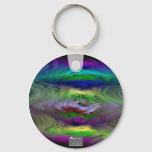 Trippy Design Keychain