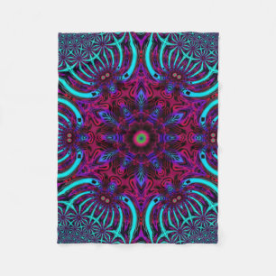  trippy fleece blanket