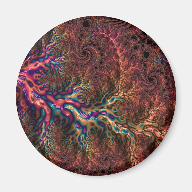 Trippy Fractal Magnet (Front)