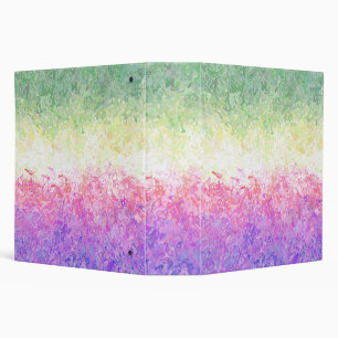 Trippy Groovy Boho Abstract Genderdoe Pride Flag Binder