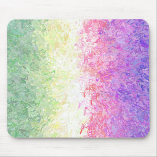 Trippy Groovy Boho Abstract Genderdoe Pride Flag Mouse Pad