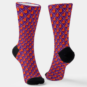 Trippy Heart Socks