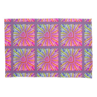 Trippy Hearts Pillow Case