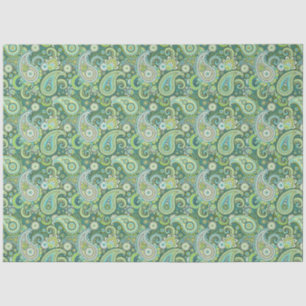 Trippy Hippy Retro Paisley Tissue Paper