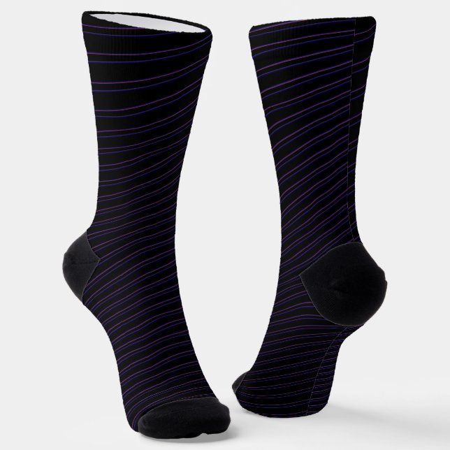 Trippy Lines Socks (Angled)