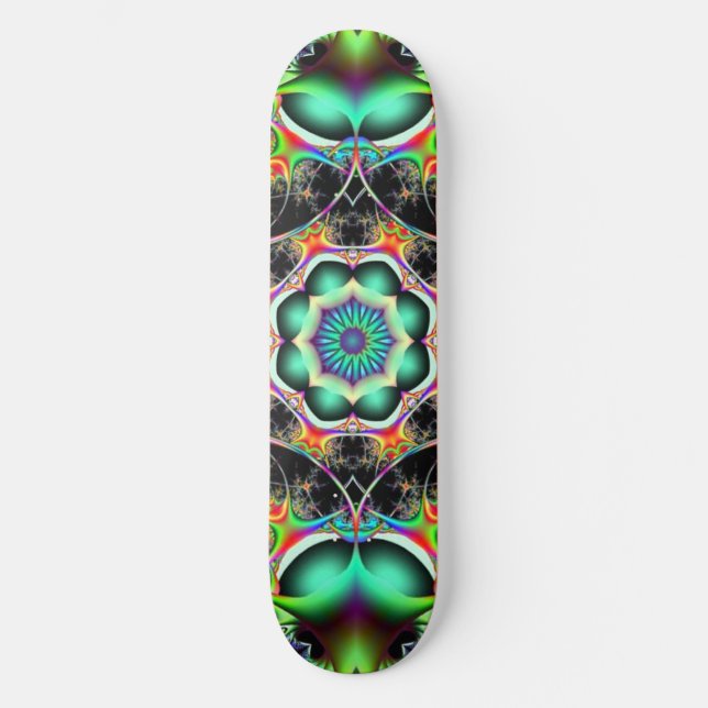 Trippy Mandala Skateboard (Front)