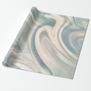 trippy marble swirl print grey grey wrapping paper