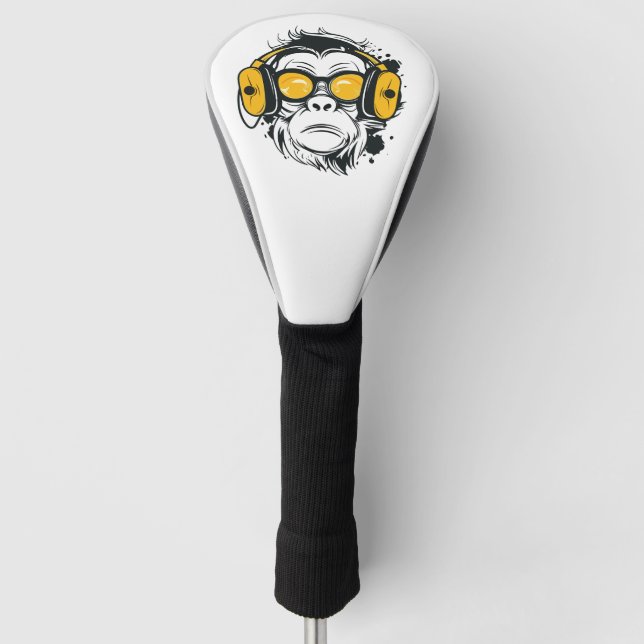 Trippy Monkey Golf Head Cover (Front)