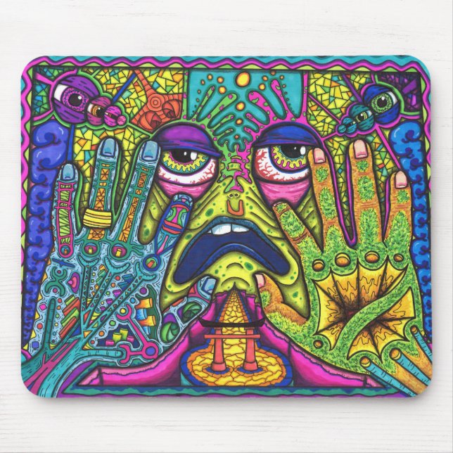 Trippy Mouse Pad (Front)