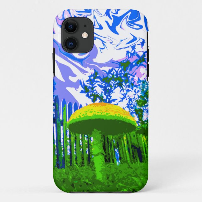 Trippy Mushroom iPhone 5 Case (Bright) (Back)