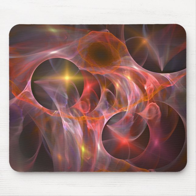 Trippy Mushroom Mouse Pad (Front)