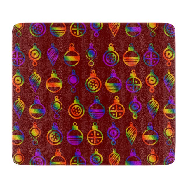Trippy Ornaments Cutting Board (Front)