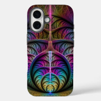 Trippy Patterned Colourful Abstract Fractal Art