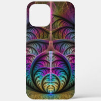 Trippy Patterned Colourful Abstract Fractal Art