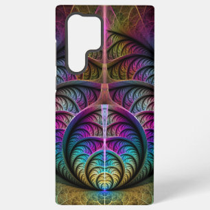 Trippy Patterned Colourful Abstract Fractal Art Samsung Galaxy Case