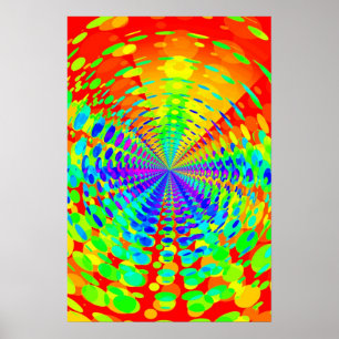 Trippy Poster: Abstract Psychedelic Poster