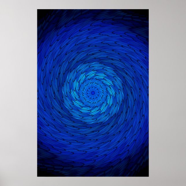 Trippy Poster: Abstract Psychedelic Poster (Front)