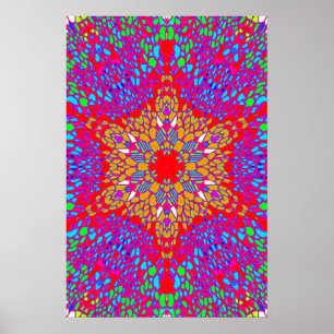 Trippy Poster: Abstract Psychedelic Poster