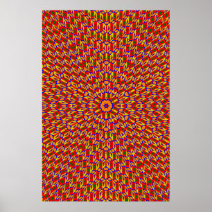 Trippy Poster: Abstract Psychedelic Poster