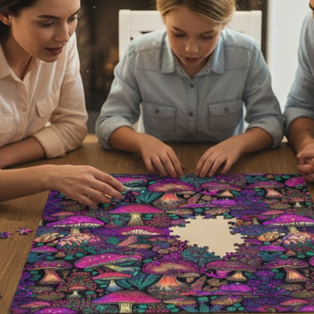 Trippy Psychedelic Mushroom   Jigsaw Puzzle (Creator Uploaded)