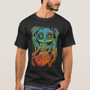 Trippy Psychedelic Spider Aesthetic Artistic T-Shirt